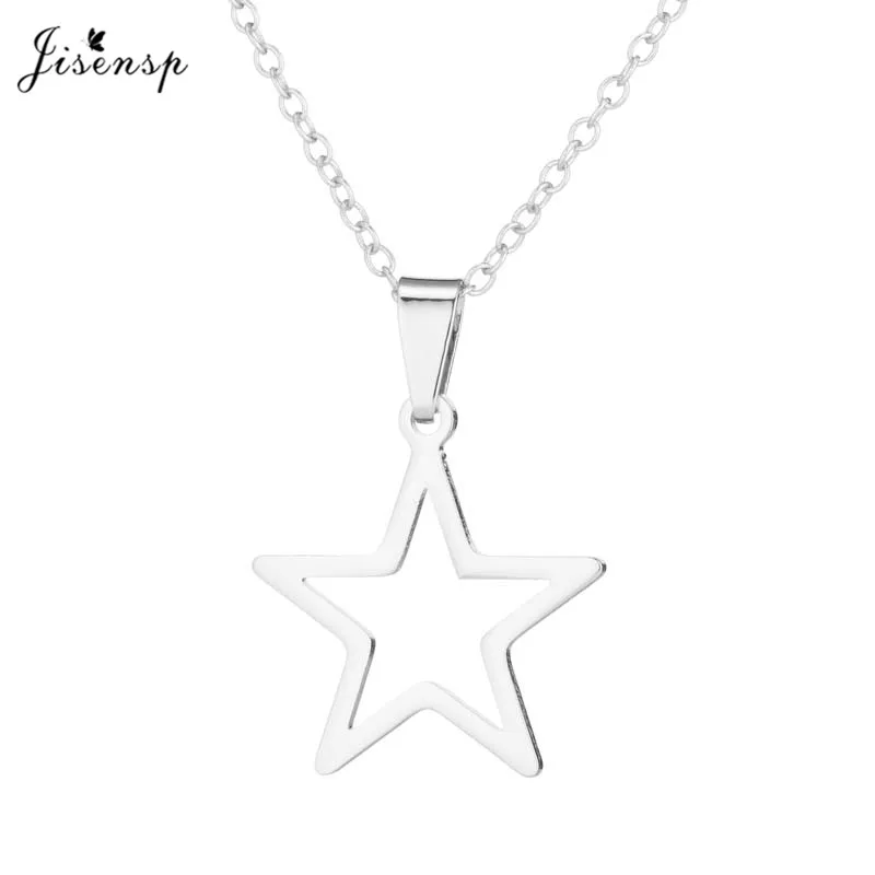100% Tiny Star Edelstahl-Anhänger-Halsketten für Frauen, Geburtstagsschmuck, einfache Halbmond-Ohrringe, Schmuck, Dropshipping – Detail 28