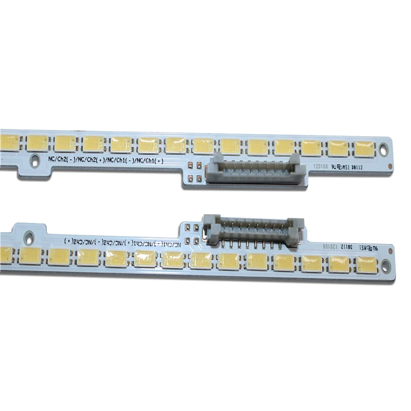 

1-10 Pairs/lot SLED 2011SVS60 V2 LEFT52 LEFT52 BN64-01790A#1 BN64-01808A#1 For Samsung Led Backlight Strip 52LEDS 372MM