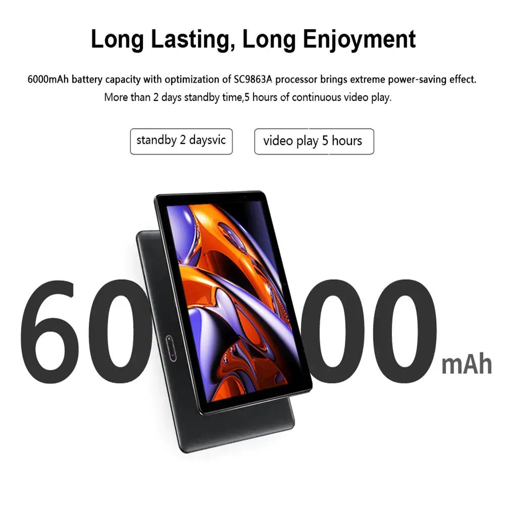  2020 new tablet 10 inch octa-core Android 9.0 system 2g RAM 32g ROM gaming tablet built-in 5GWifi p