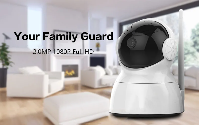 Умный Wifi беспроводной HD 1080P 360 ° ночного видения ip-камера аудио Смартфон Дистанционное управление Домашняя безопасность видеоняни