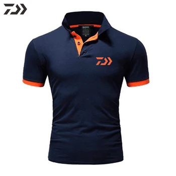 

Shimanos Summer Clothes Fishing T Shirt Men Breathable Outdoor Sport Clothing Fishing Short Sleeve Polo Shirt Daiwa Tshirt Golf
