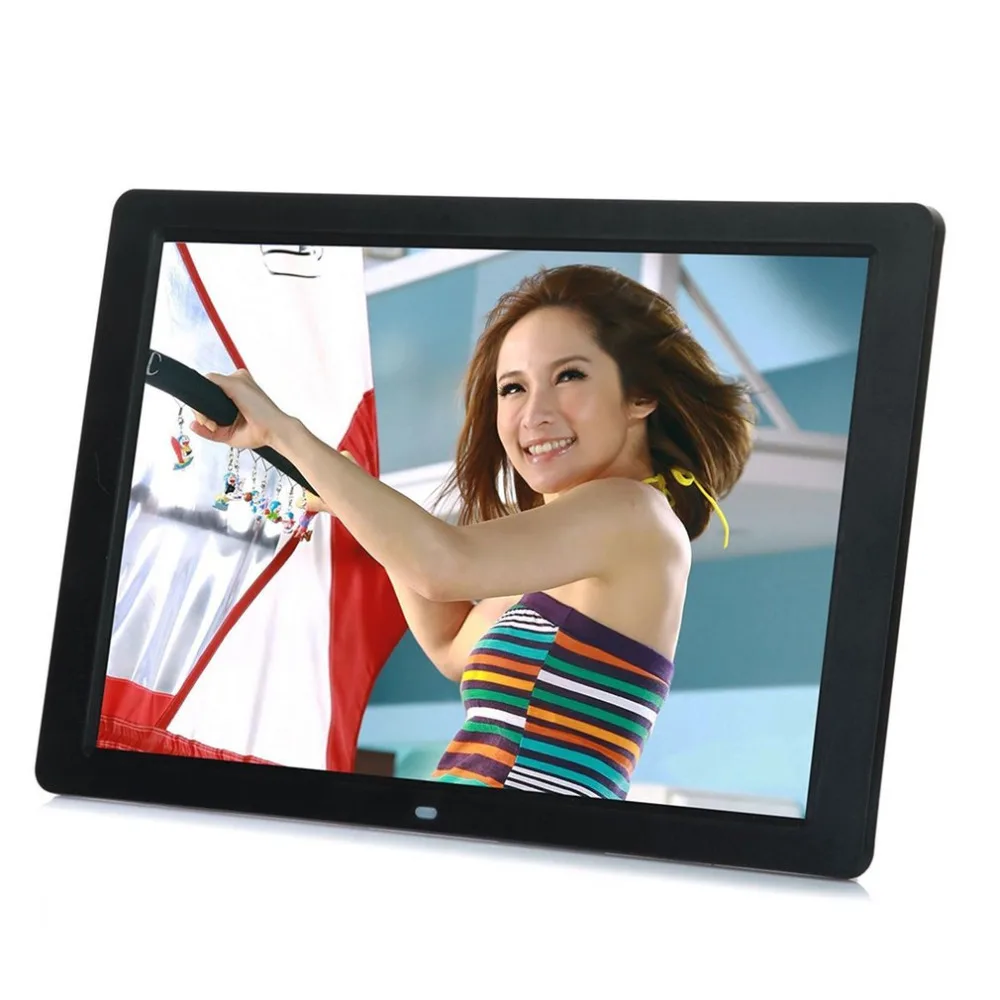 

15" LED HD High Resolution Digital Picture Photo Frame with Remote Controller US EU Plug Black / White Color In stock!