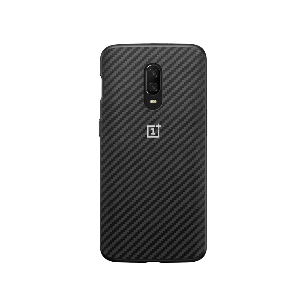 OnePlus 6T защитный чехол Karbon песчаник идеальное соответствие надежная защита заниженный профиль поднятый край - Цвет: Bumper Karbon