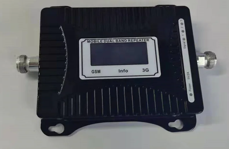 Дешевый 2G+ 3g повторитель 55dbi ЖК-дисплей двухдиапазонный GSM 3g усилитель повторитель DCS 900 2100 МГц 3g Усилитель gsm 3g