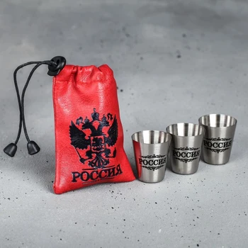 

A set of glasses "Russia", 30 ml, 3 pcs.