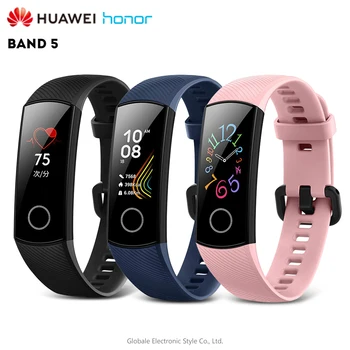 

HUAWEI Honor Band 5 Smart Bracelet Heart Rate Monitor Blood Oxygen Watch Bluetooth Pedometer Wristband IP68 Waterproof