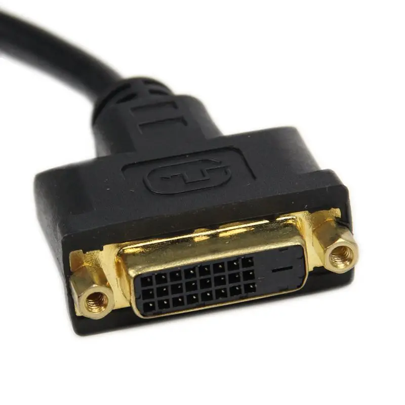 30 см HDMI штекер для DVI-D 24+ 1 контактный разъем(M/F) видео кабель адаптер