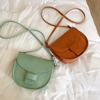 

Crocodile pattern small women's new 2020 Korean version of the wild cross-body bag texture one-shoulder женские сумки на ремне