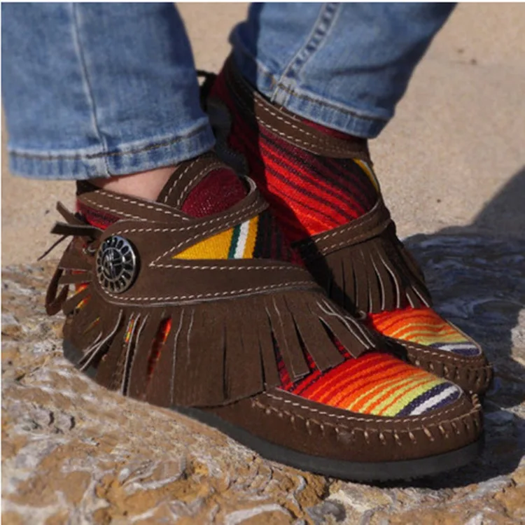 

Женские ботинки Martin с бахромой, ботильоны из резины на плоской подошве разных цветов, большой размер 35-43, для осени и зимы