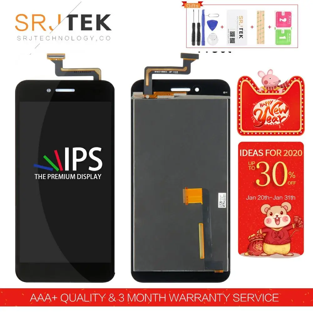 Goede Srjtek Voor Asus PF500KL Screen Voor Asus Padfone S PF500KL Lcd Touch Digitizer Montage 5.0 Display PF500 PF 500KL T00n screen
