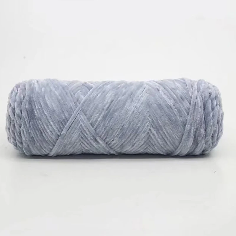 Velvet Yarn Soft Protein Cashmere Yarn Silk Wool Baby Yarn Crochet Knitting Yarn Cotton Baby Wool Diy Sweater - Color: 26