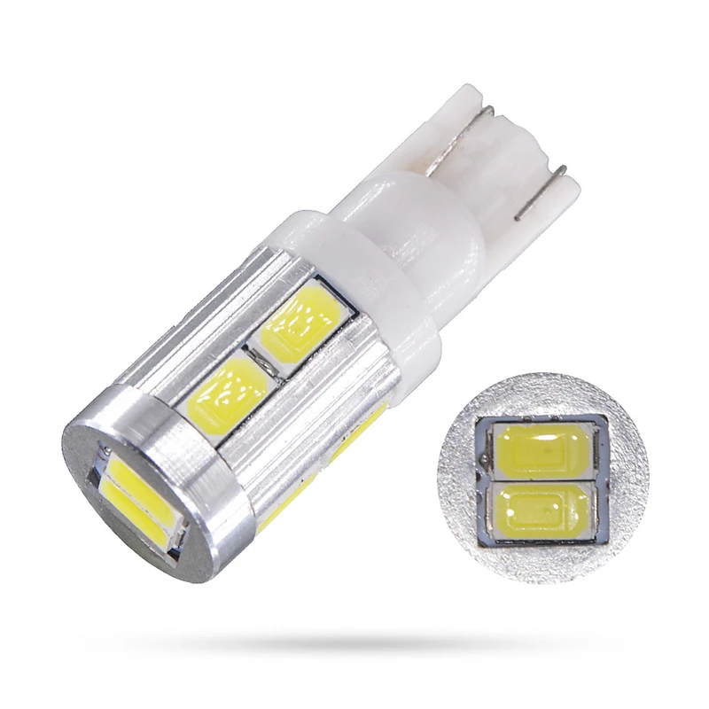 100x T10 W5W 10 светодиодный 5630 SMD168 клина автомобиля Замена обратный инструмент Панель лампы для Габаритные огни 12В