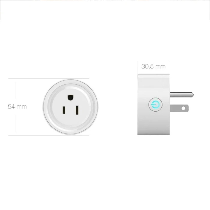 Wi-Fi умная розетка Мини Беспроводная розетка таймер домашняя Розетка WiFi выключатель питания дистанционное управление розетка DU55