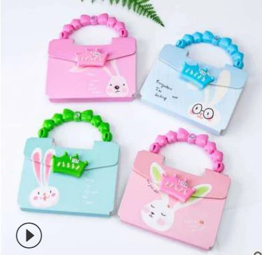Coloffcie Creative Cute rRabbit Portable Password Diary Notebbok Children's notebook Student Prizes School Supply Random Color Coloffcie Creative Cute rRabbit Portable Password Diary Notebbok Children's notebook Student Prizes School Supply Random Color