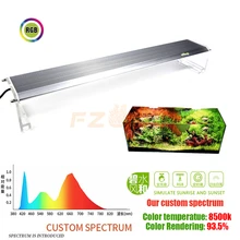 2018 nova ada efeito rgb espectro completo inteligente contrl planta de água crescer luz led nascer do sol pôr do sol aquário aquário água planta tanque de peixes