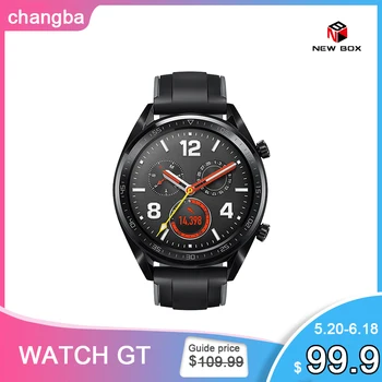 

In Stock Global Version HUAWEI Watch GT Smart Watch 1.39'' AMOLED Screen 14 Days Battery Life 5ATM Waterproof Heart Rate Tracker