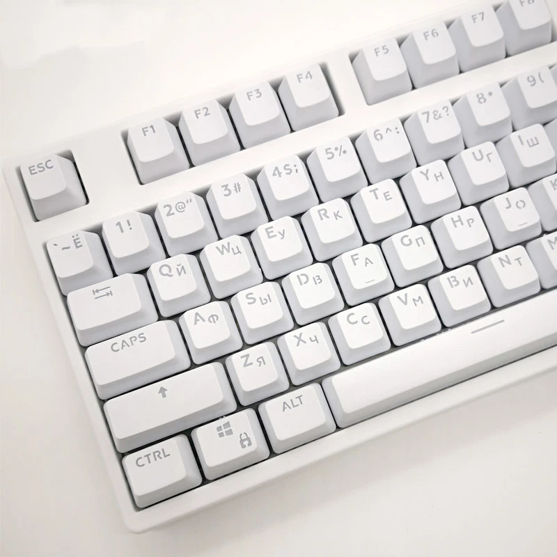 Ergonômico Resistente a Óleo Keycaps Teclado Mecânico Abs Key Caps Substituição 104 Chaves Oem Russo Francês Coreano Espanhol - Imagem 6