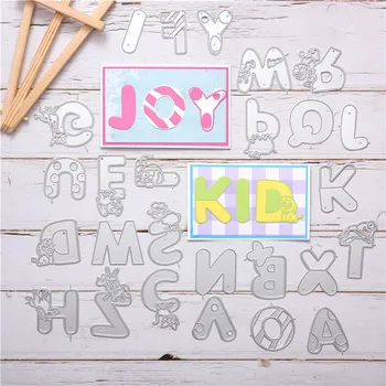 

Naifumodo Animal Letter ABC Metal Cutting Dies New 2020 Scrapbooking for Making Cards Decorative Embossing DIY Crafts Stencils