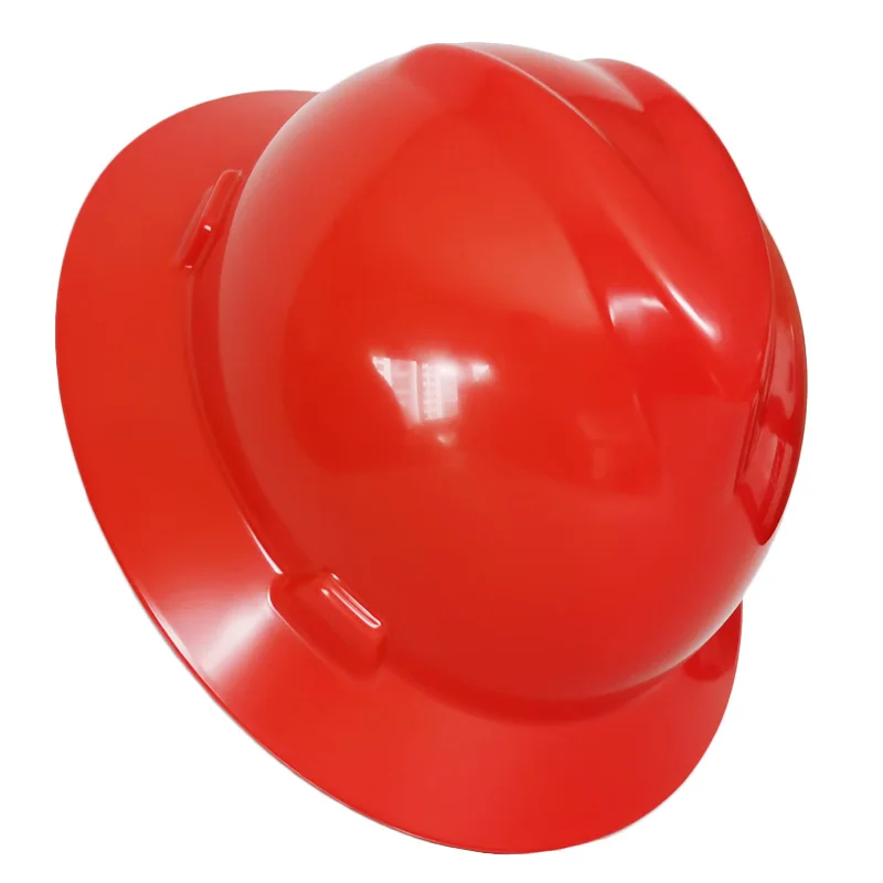 Safety Helmet Wide Full Brim Hard Hat Lightweight High Strength Work Cap Construction Railway Metallurgy Mine Summer Sunshade