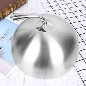 

1pc 24cm Stainless Steel Food Cover Dish Dust Cover Thickened Dome Steak Lid For Home Restaurant Hotel
