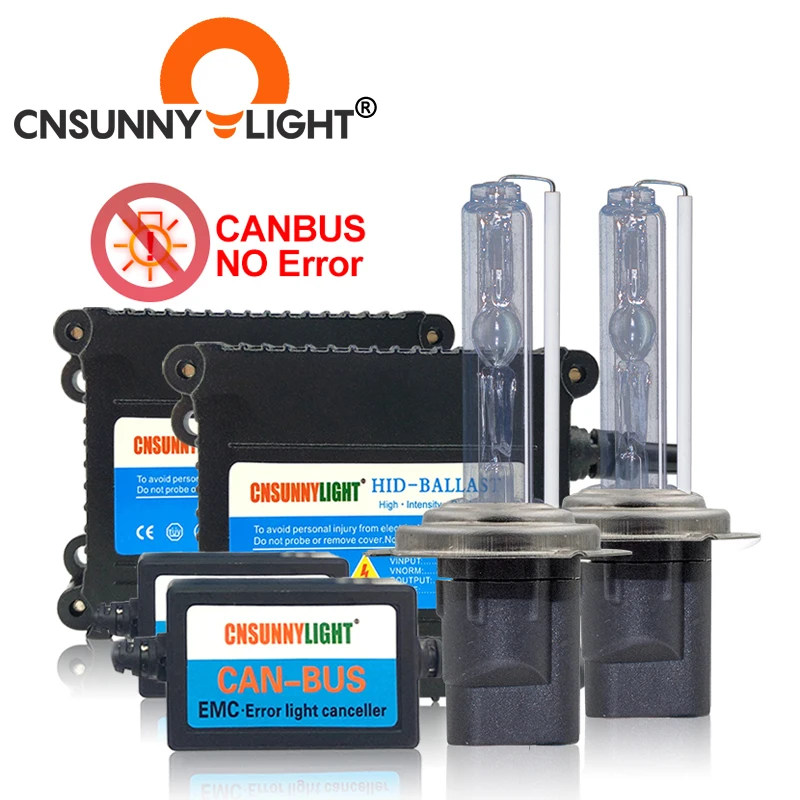 H1 Super Slim High Quality Canbus 35W HID Ballast Xenon Bulb Kit H3 H7 H8 H10 H11 9005 9006 880 Car Error Warning Free with EMC