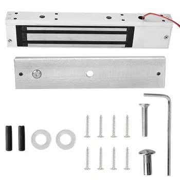 

cerradura electronica DC 12V 280kg Holding Power Electromagnetic Single Door Electromagnetic Magnetic Lock with LED Light