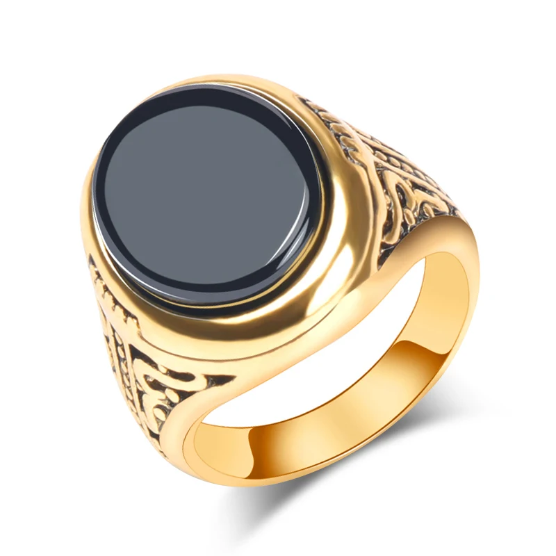 Wbmda-Vintage-Black-Stone-Ring-For-Women-Man-Fashion-Antique-Gold-Big-Ring-Jewelry-Valentine-s