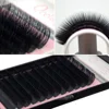 Qeelasee 20pcs/lot CC/DD curl Individual Eyelash Extensions Classic Makeup Lashes Matte Black Soft Natural 12 Lines Syntheti 6