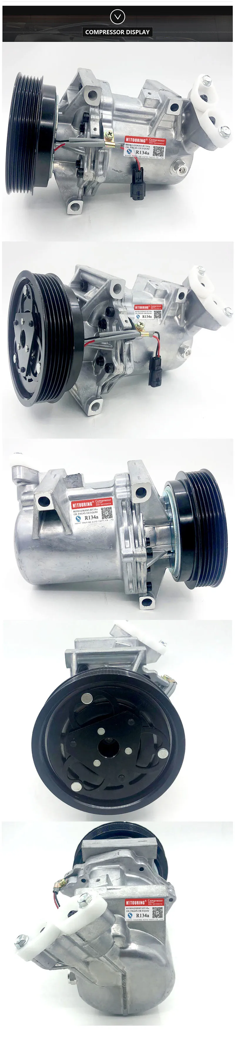 CR12SC AC компрессор для Renault Fluence L30 MEGANE DACIA sandero 1,5 DCI 8200816362 8201025121 700510746 A42011A8402000 134691