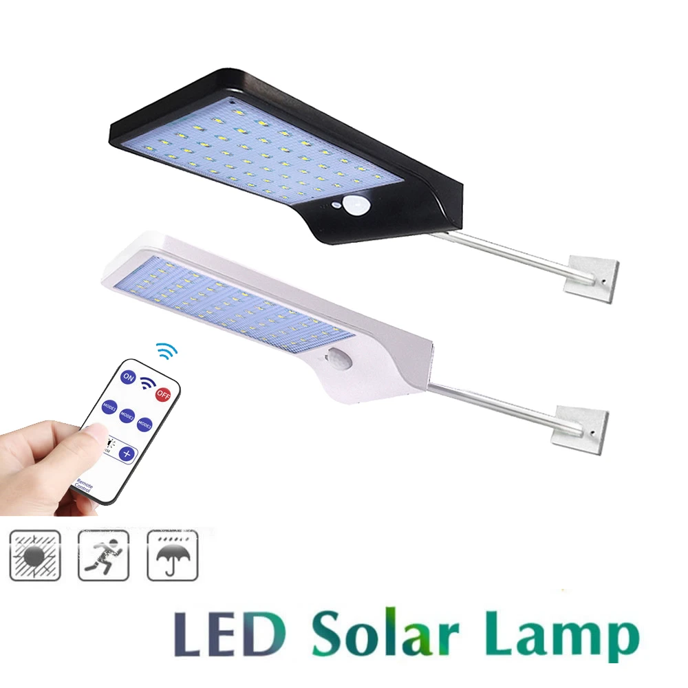 

48 LED Solar light Solar Power PIR Motion Sensor Wall Light Outdoor Waterproof Energy Saving Street Garden Security Lamp remote