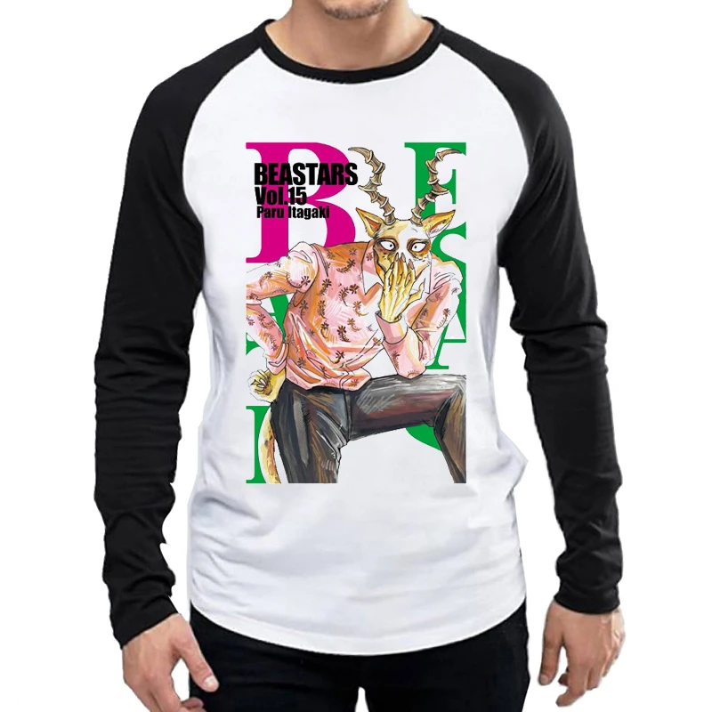 Beastar T Shirt Lengan Panjang Anime Pria Gambar Cetak Logo T Shirt Atasan Kaus Tshirt Warna Hitam Lengan Uniseks Mode Pakaian Baju T Shirt Aliexpress