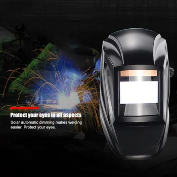 

Solar Automatic Dimming Welding Face Cover Protective Face Shield Large Window CLH@8