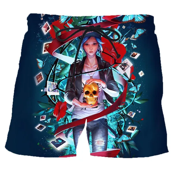 Последняя жизнь странная игра 3D шорты летние мужские пляжные шорты с принтом брендовые быстросохнущие шорты повседневные модные шорты мужские