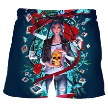 Последняя жизнь странная игра 3D шорты летние мужские пляжные шорты с принтом брендовые быстросохнущие шорты повседневные модные шорты мужские