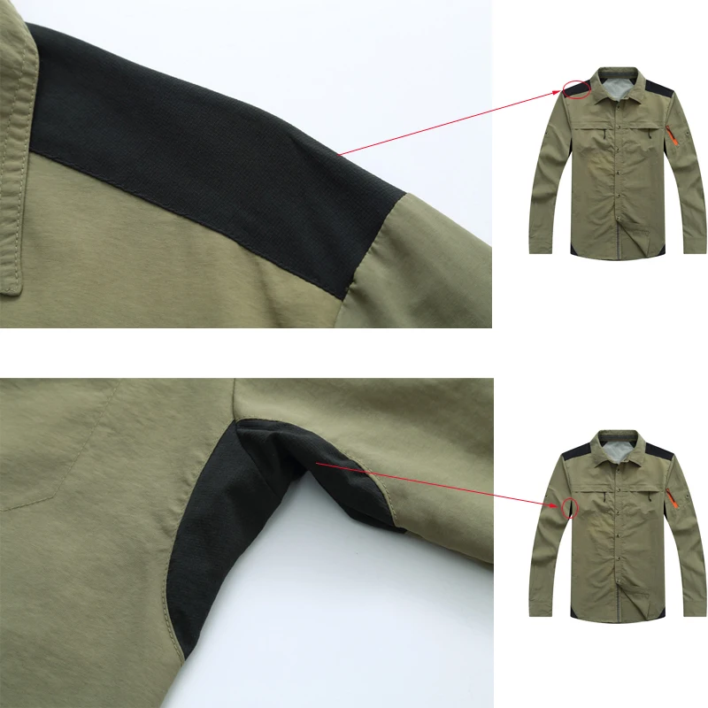 Fishing Clothes Suit Summer Sports Outdoor Cycling Clothing Detachable Men Breathable Anti UV Hiking Shirts mens t shirts fishing shirts mens short sleeve shirts