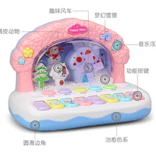 Dreamy Snow Music пианино Дети Раннее детство забавная музыкальная электронная клавиатура многофункциональная электронная клавиатура образовательная