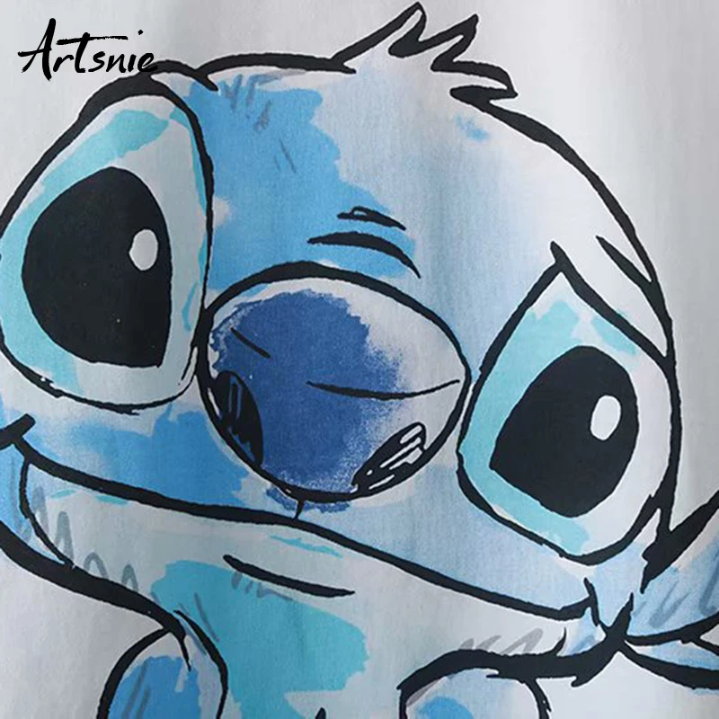 Женская футболка Artsnie disney летняя с круглым вырезом и коротким рукавом
