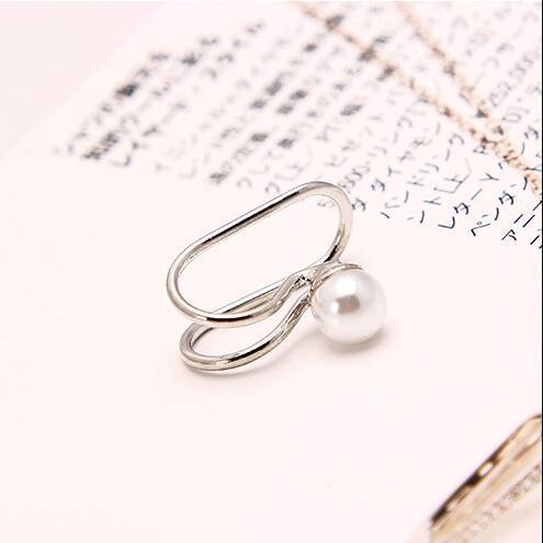 5Pcs/Set Ear Cuff Gold Leaves Non-Piercing Ear Clips Fake Cartilage Earring Jewelry For Women Men