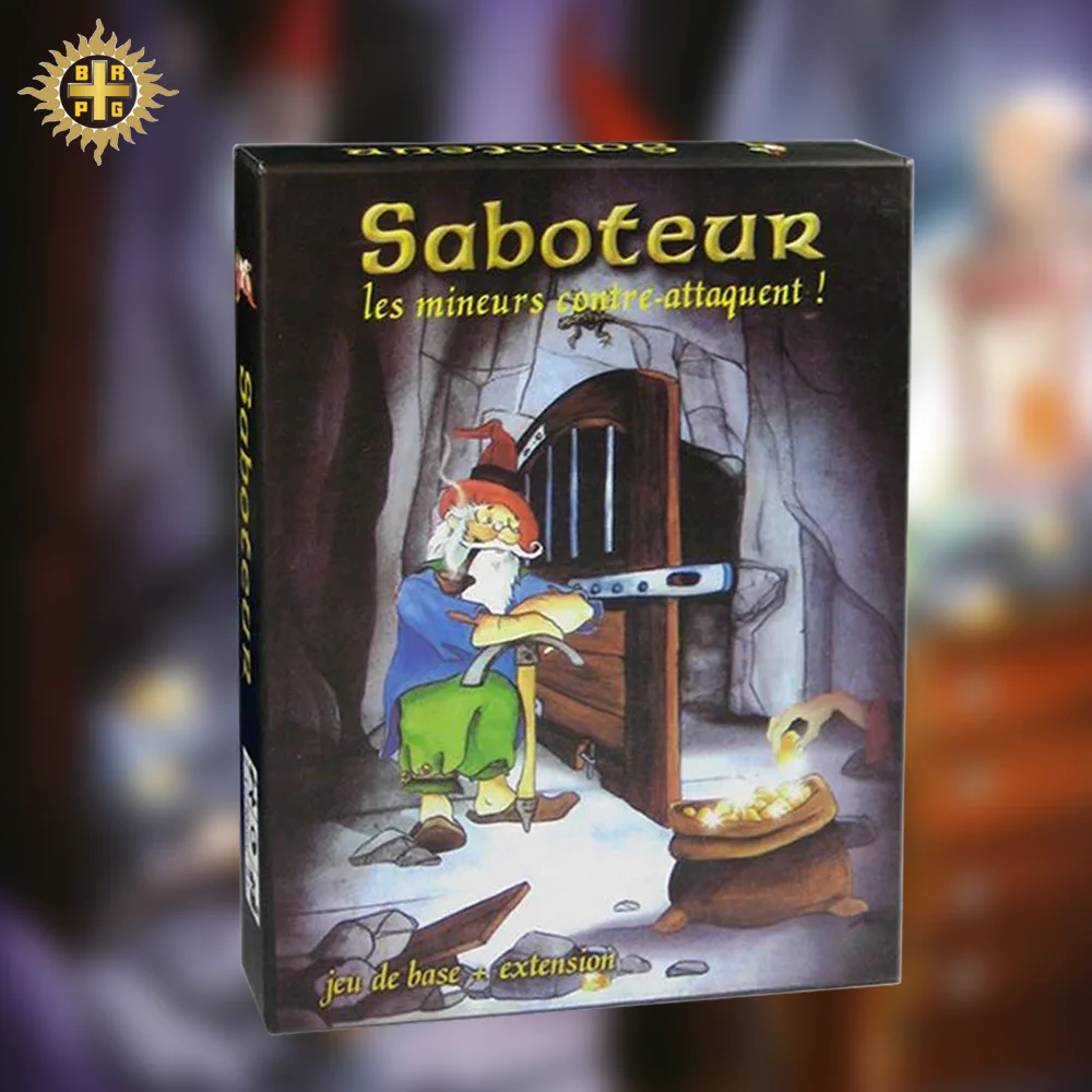 

2 Options Miner Game Table Game Saboteur 1 2 Plastic Packaging Card 3-10 Players Card Game Family Party Indoor Board Game