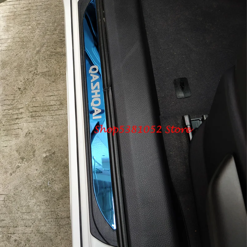 Накладка на порог из нержавеющей стали для Nissan Qashqai J11 2019 2020 2015 2018 защитная
