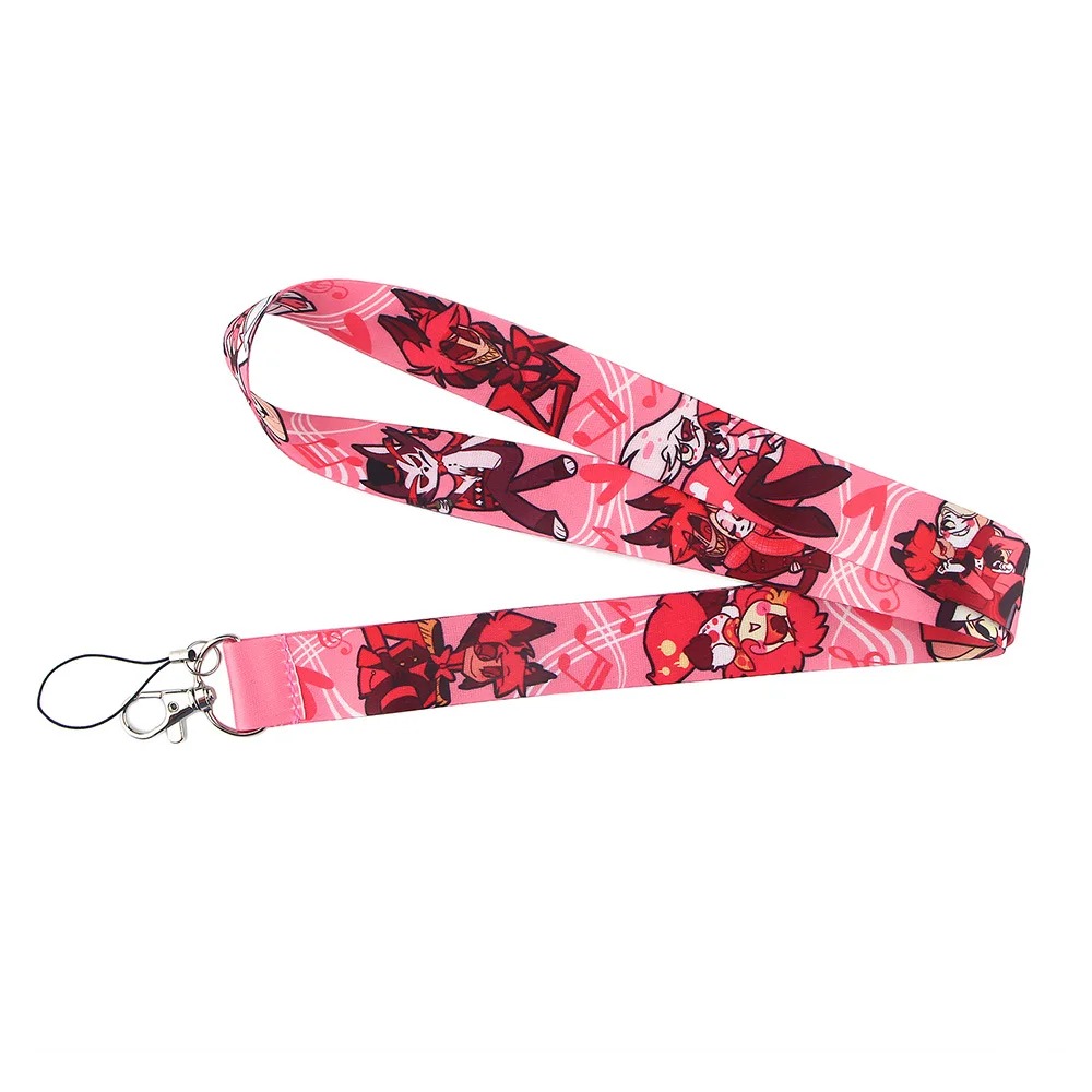 Cartoon Cute Anime Lanyard Keychain, Anime ID Badges Lanyard, Key La