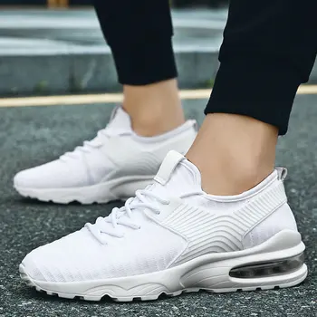 

2019 New Arrival Athletic Shoes lace-up Air cushion Sneakers Autumn Men Outdoor Running Shoes Sport E32-37