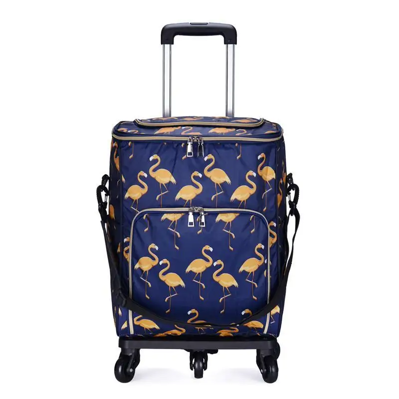Carito Plegable Cozinha Carro La Compra De Courses Avec Roulettes Chariot Roulant Mesa Cocina стол для покупок Кухонная Тележка - Цвет: MODEL K