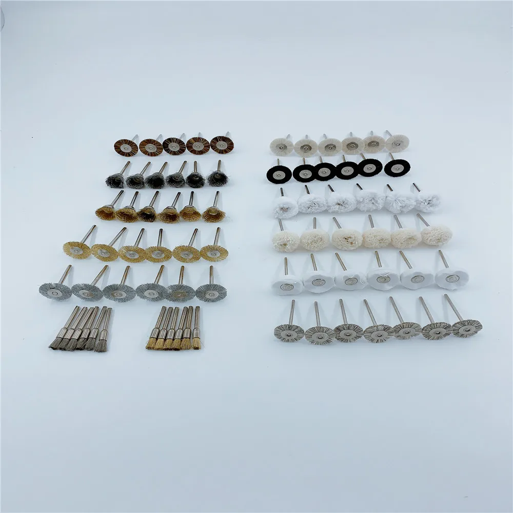 100pcs/144pcs Abrasive Brushes Dremel Accessories Polishing Wheel Set Suit for Rotary Tools T Shape 22*2.35mm | Украшения и