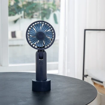 

Hand-Held Aromatherapy Moving Head Fan USB Charging 120 Degree Rotation Creative Mini USB Charging Fan Student Fan Portable Fan