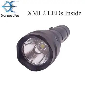 

DanceLite 502B Classical Black Aluminum Flashlight XM-L2 XML2 3000K/4000K/5000K/6500K Pocket Torch