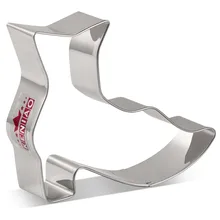 KENIAO ведьма обувь резак печенья для Хэллоуина вечерние-9,4x7,8 см-бисквит/помадка/Кондитерский Резак-нержавеющая сталь