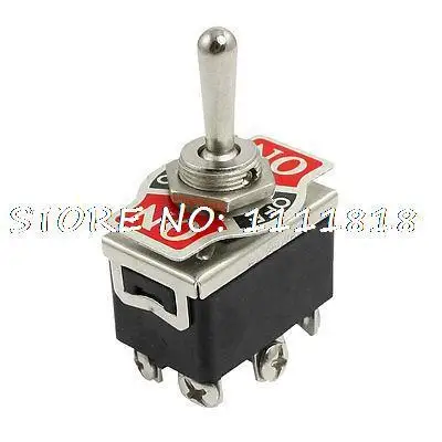 

AC 250V/6A 125V/10A DPDT On/Off/On 6 Pin Mini Toggle Switch
