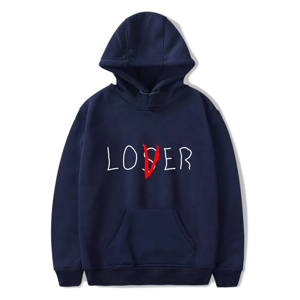 Loser's Loser худи с принтом, винтажный пуловер, толстовки, мужские толстовки, толстовка, уличная толстовка с капюшоном большого размера, зимние толстовки с капюшоном