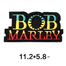 Нашивки с вышитыми буквами bob marley одежда badges1